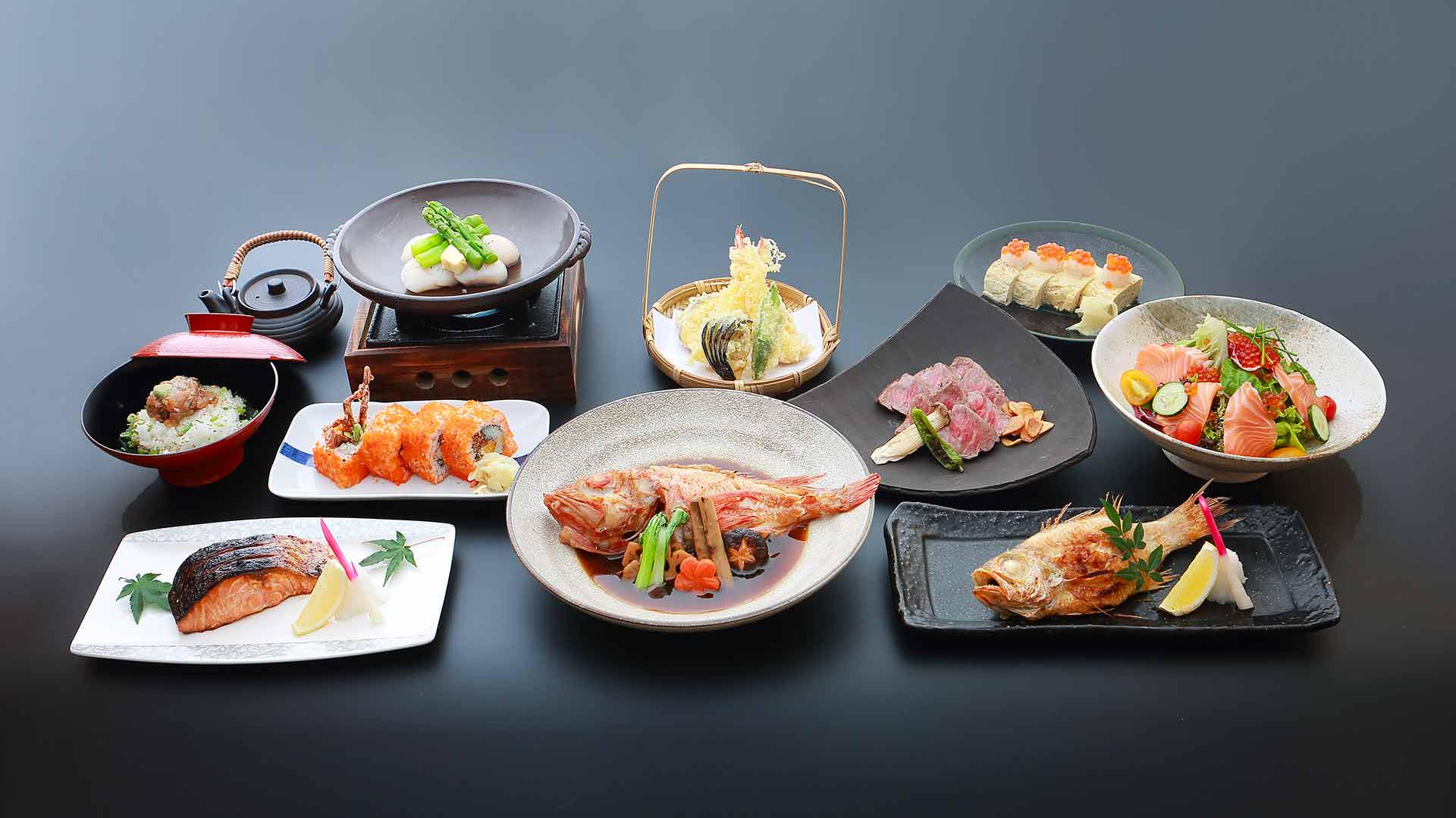 An elegant multi-course Kaiseki meal
