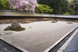 A serene zen garden in Kyoto